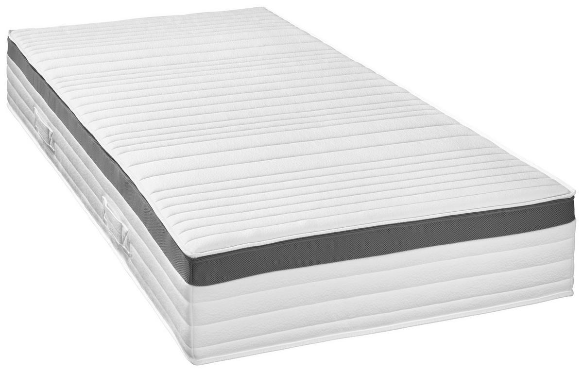 KALTSCHAUMMATRATZE 80/200 cm Höhe ca. 25 cm 7 -Zonen - KONVENTIONELL, Textil (80/200cm) - Xora