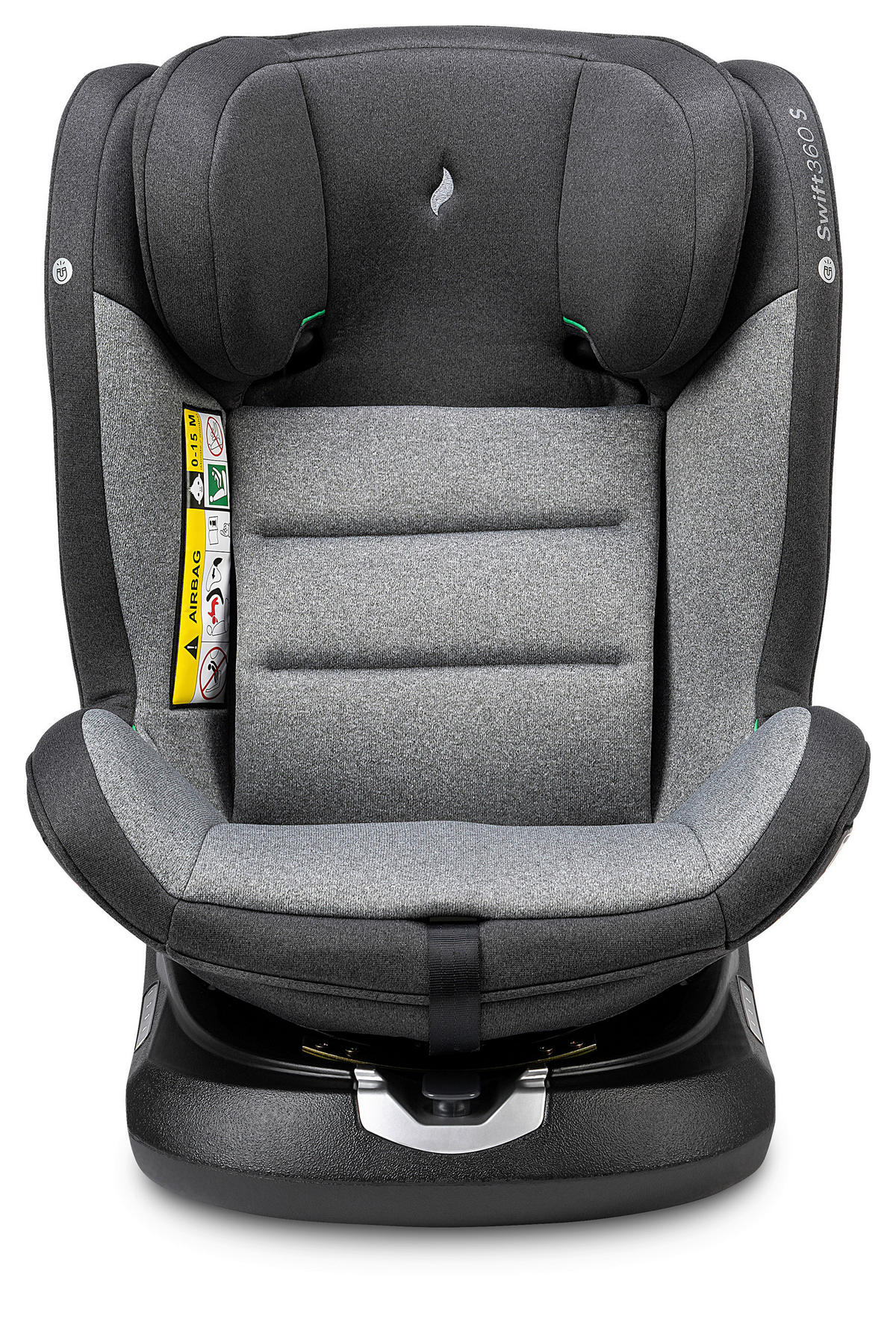 REBOARDER-KINDERSITZ SWIFT360S ECE R 129 i-SIZE  - Dunkelgrau/Hellgrau, Basics, Kunststoff/Textil (44/60/50cm) - Osann