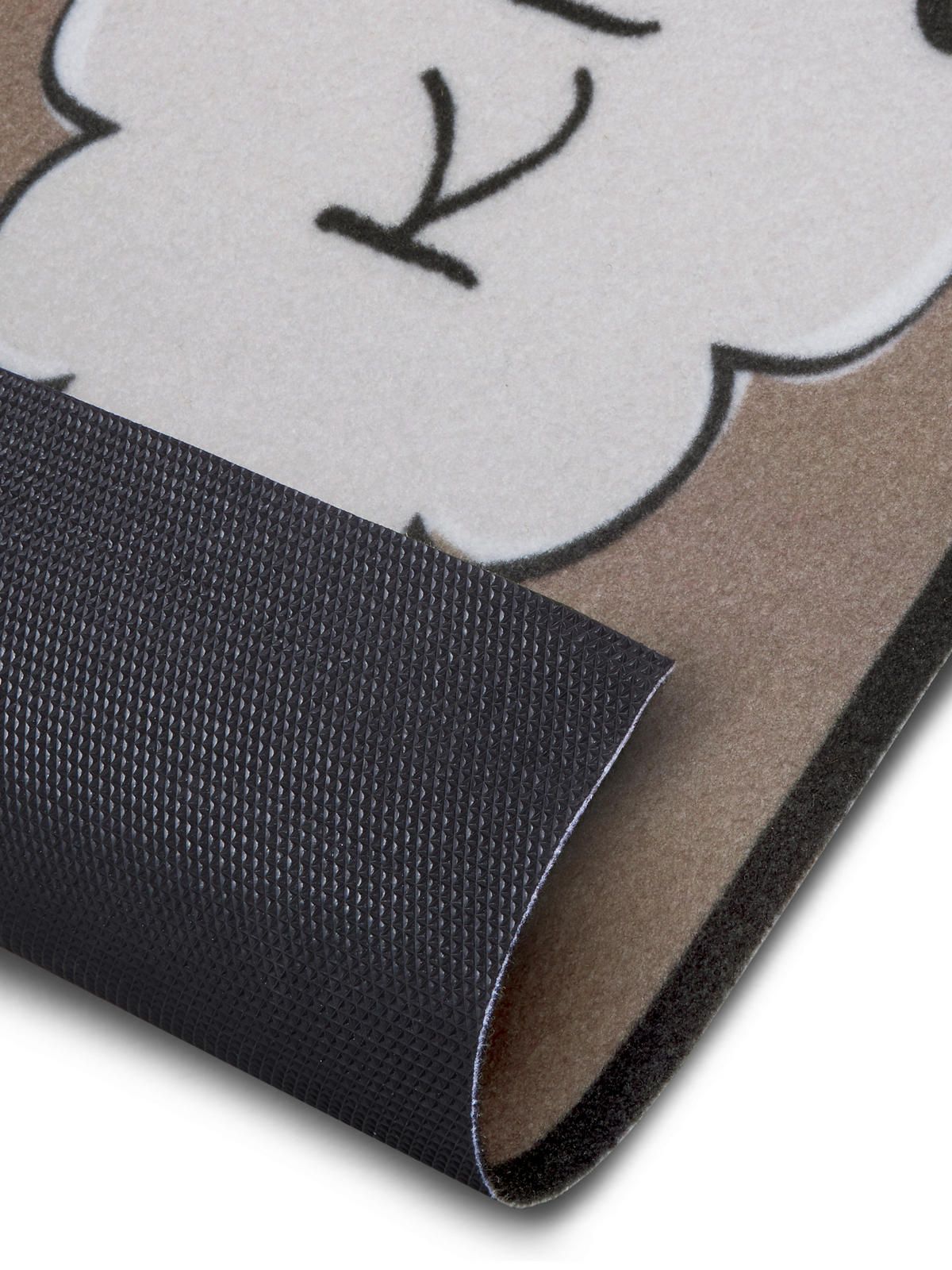 Sehenswert: Küchenläufer (rech 50/150 cm Cook & Clean Weiß, Schwarz, Braun  - Schwarz/Weiß, Design, Kunststoff (50/150cm) - Hanse Home