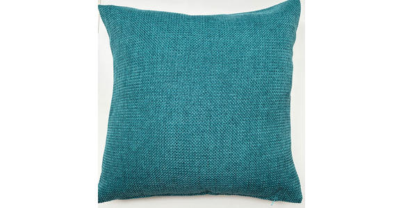 ZIERKISSEN    - Türkis, Basics, Textil (48/48/10cm) - Novel