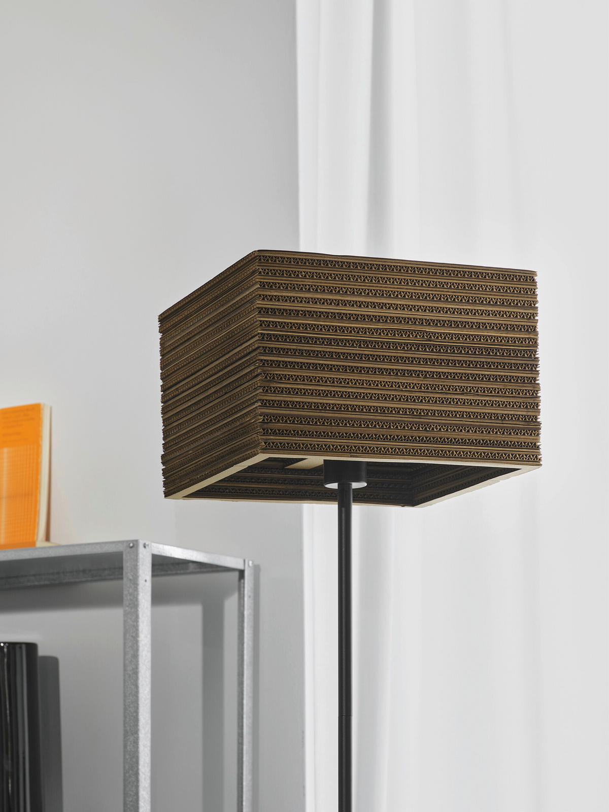 STEHLEUCHTE 30/30/160 cm    - Natur, Karton/Metall (30/30/160cm) - Osram