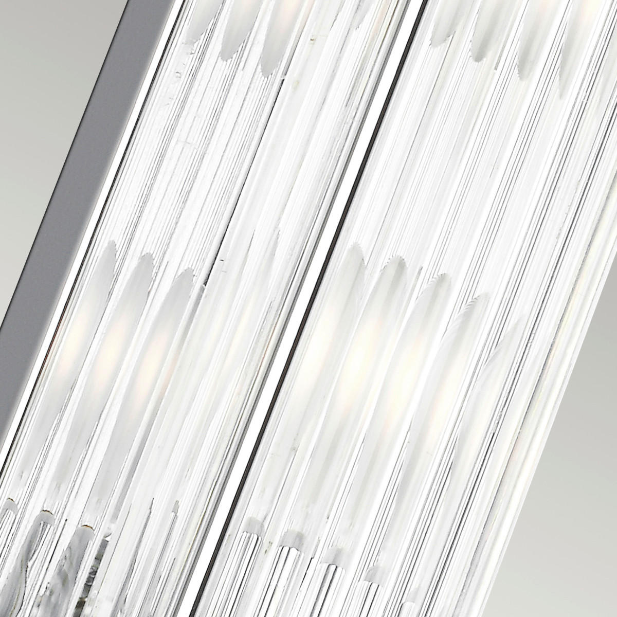 BADEZIMMER-WANDLEUCHTE - Chromfarben, Konventionell, Glas/Metall (12.1/73.7/14.4cm) - Elstead Lighting