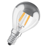 LED-LEUCHTMITTEL   E14 4 W 350 lm 2 Stück  - Silberfarben, Basics, Glas (4,5/7,7cm) - Osram