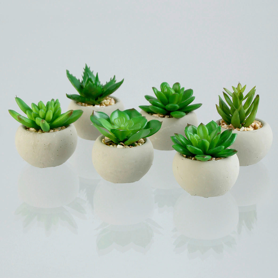 BILJKA UMJETNA - zelena, Basics, plastika (8cm)