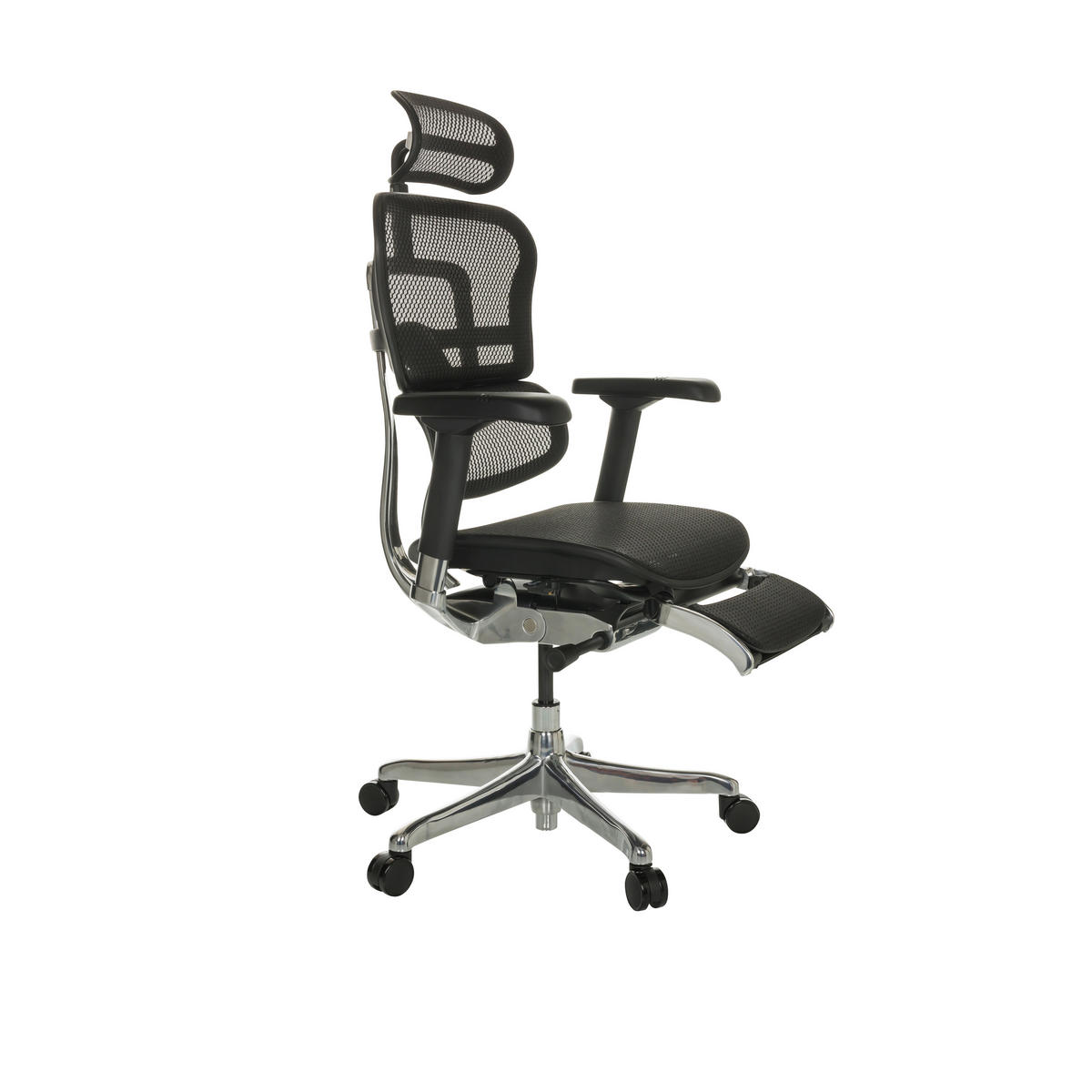 SNURRSTOL  i nät svart  - svart/grå, Basics, metall/textil (68/118-141/64cm) - MID.YOU
