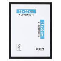 BILDERRAHMEN 15/20 cm  - Schwarz, Basics, Metall (15/20cm) - Nielsen