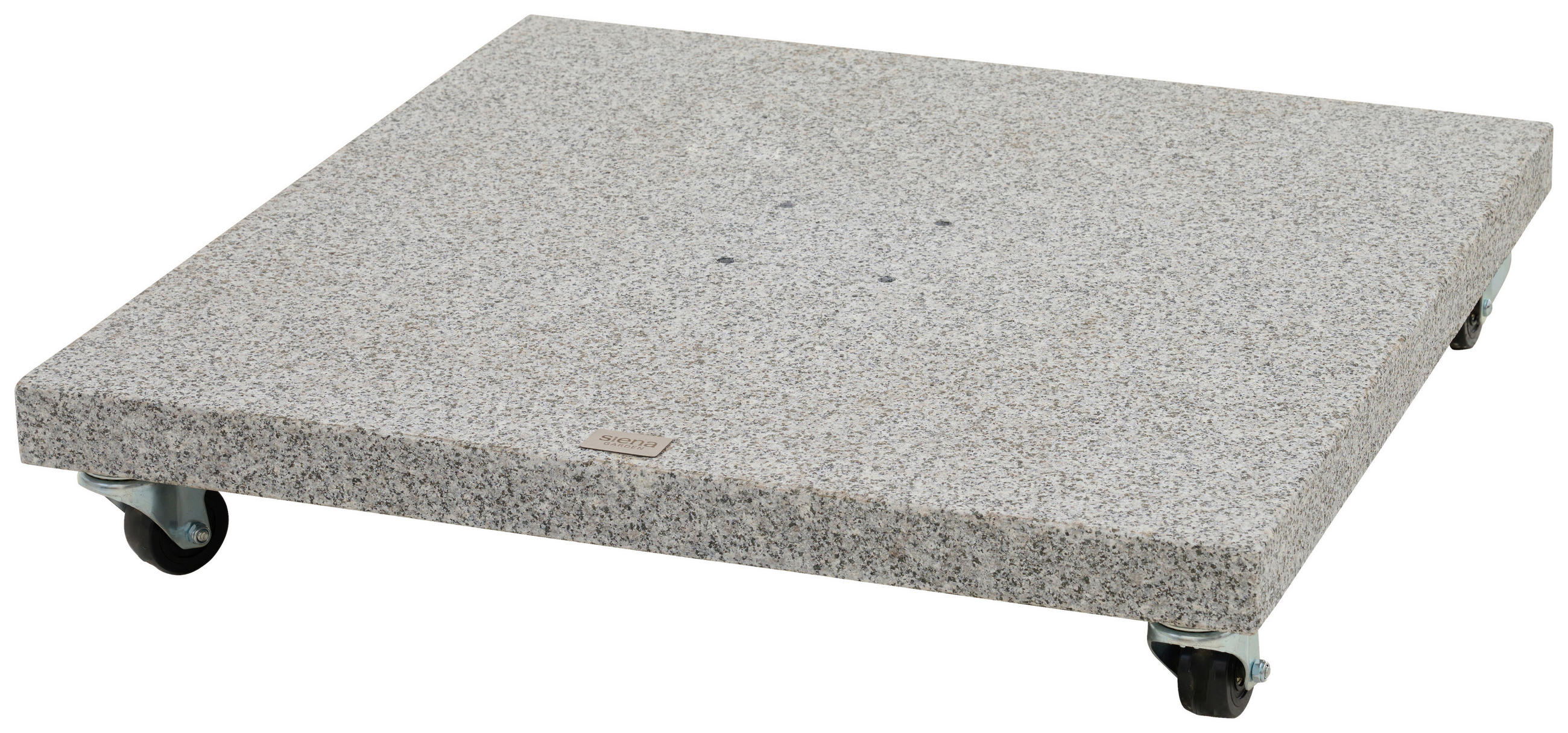 SONNENSCHIRMSTÄNDER Granit Grau  - Grau, MODERN, Stein (80/5,3/80cm) - Siena Garden