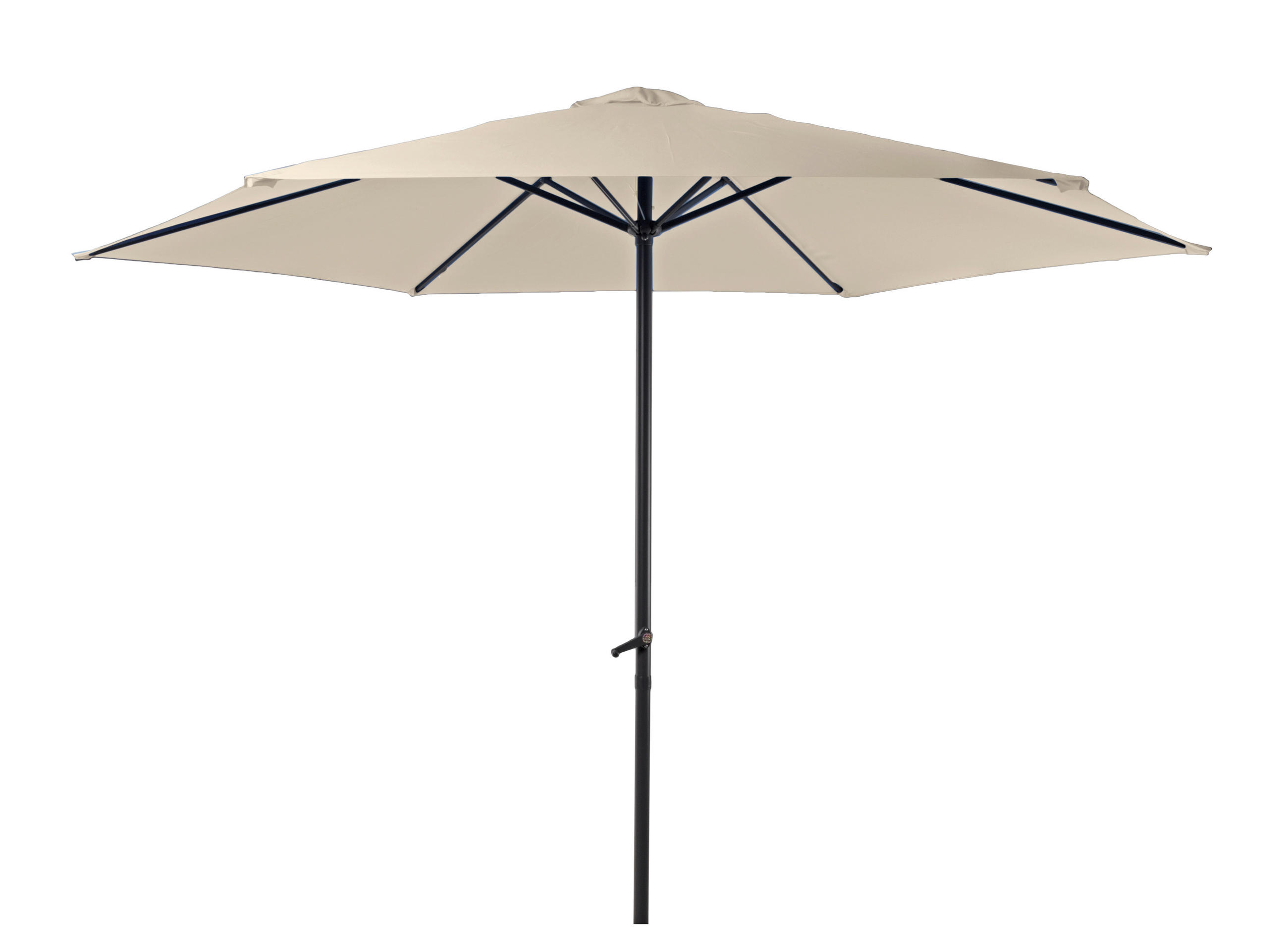 SLUNEČNÍK  - šedá/krémová, Moderní, kov/textil (300/250cm) - Gardenson