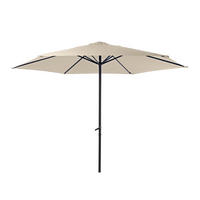 SLUNEČNÍK  - šedá/krémová, Moderní, kov/textil (300/250cm) - Gardenson