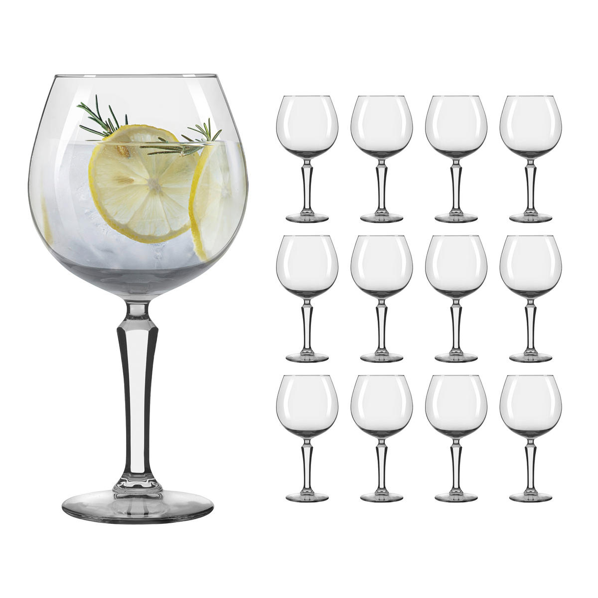 GLÄSERSET SPEAKEASY  12-teilig  - Klar, Basics, Glas (8/16cm)