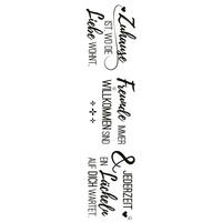 WANDTATTOO  - Multicolor, Basics, Kunststoff (25/35/0,10cm) - Euroart