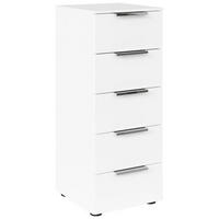 KOMÓD 40/100/42 cm  - króm/fekete, Modern, műanyag/faalapú anyag (40/100/42cm) - Rauch Möbel