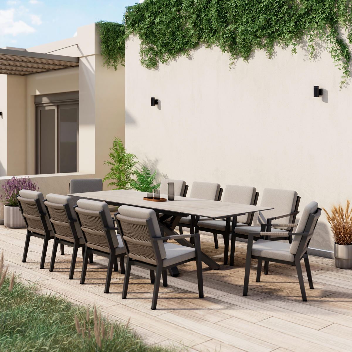 VRTNA MIZA  - Moderno (180-280/76/98cm) - Amatio