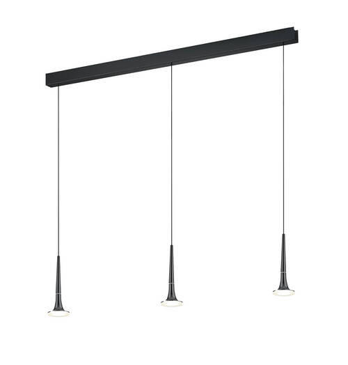 LED-PENDELLEUCHTE  7/200/110 cm   - Schwarz, Basics, Metall (7/200/110cm) - Helestra