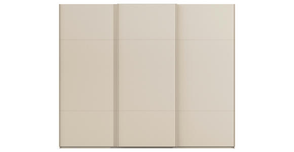SCHWEBETÜRENSCHRANK 301/223/68 cm 3-türig Champagner - Champagner, KONVENTIONELL, Holzwerkstoff/Metall (301/223/68cm) - Novel