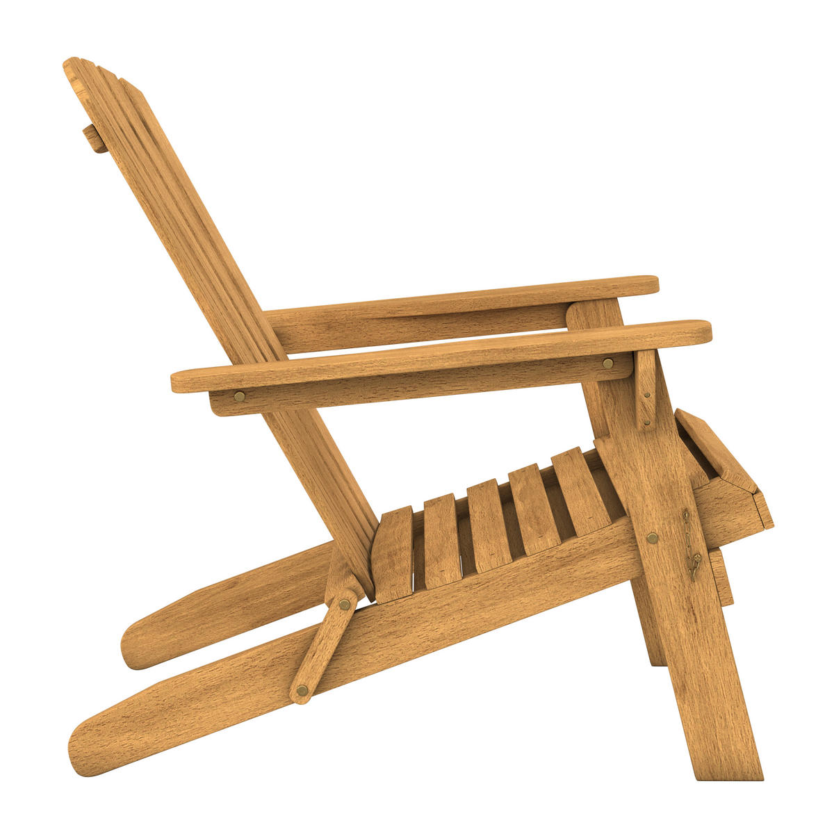 GARTEN-RELAXSESSEL 138/74/88 cm  - Akaziefarben, MODERN, Holz (138/74/88cm) - Ambia Garden
