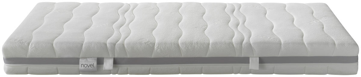 KALTSCHAUMMATRATZE 180/200 cm Höhe ca. 19 cm  - Weiss, Konventionell, Textil (180/200cm) - Novel