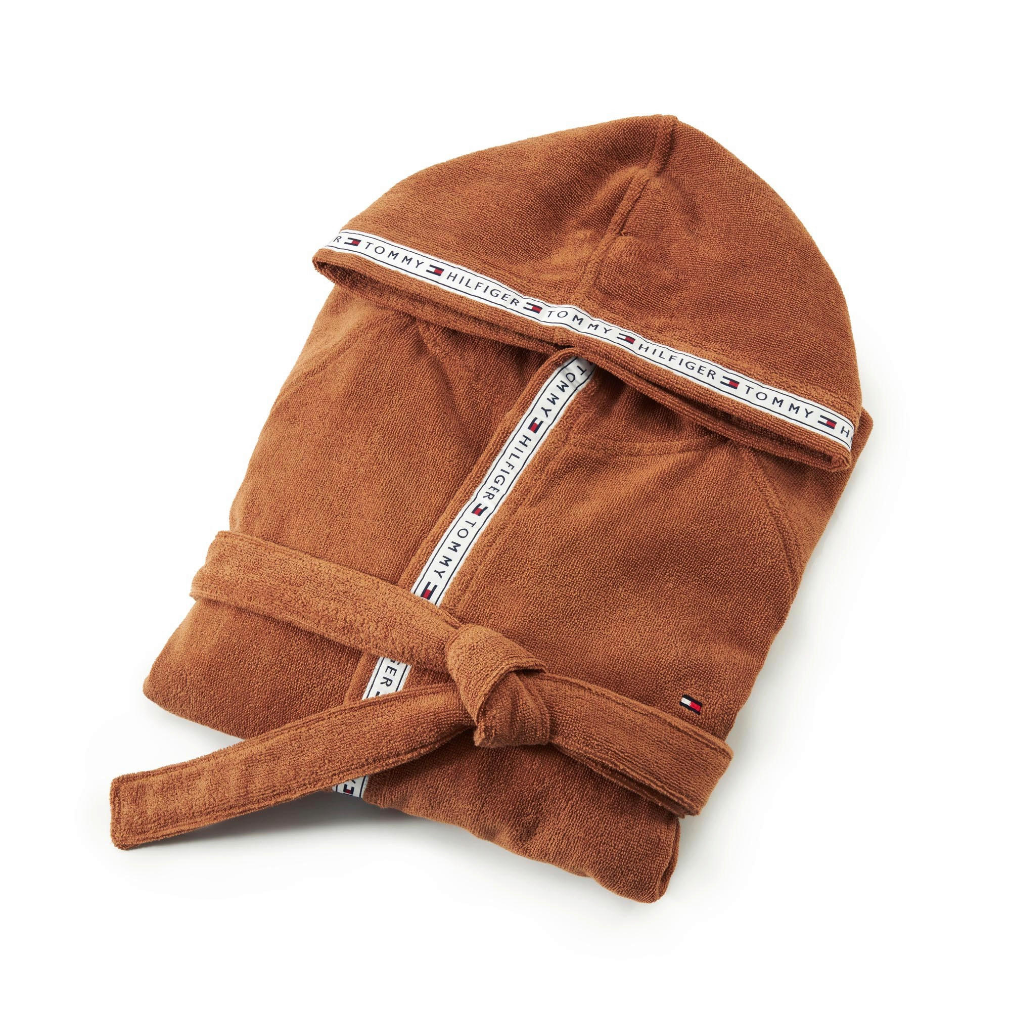 BADEMANTEL Timeless  - Cognac, Basics, Textil (Mnull) - Tommy Hilfiger