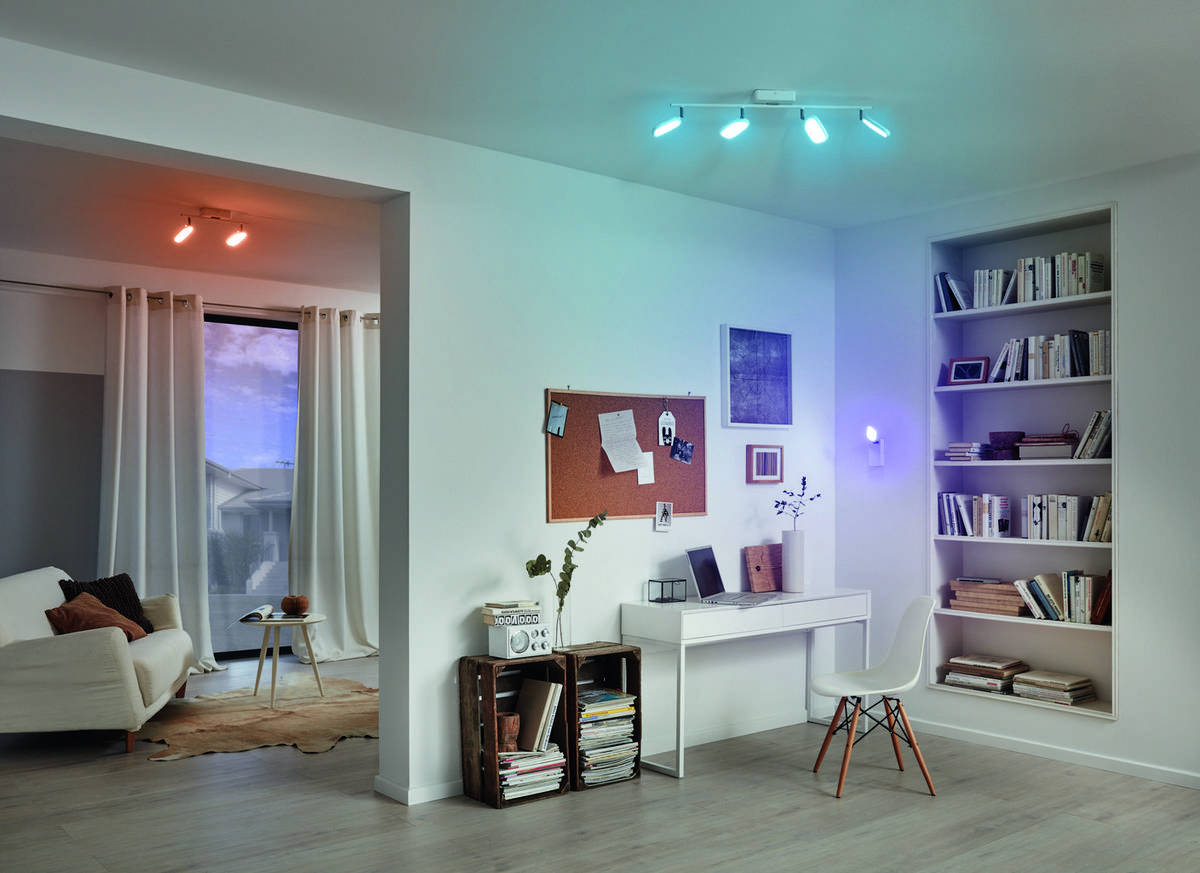 STROPNÍ LED SVÍTIDLO, 8/36,5 cm  - bílá, Design, kov/plast (8/36,5cm) - Eglo