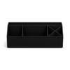 TISCHORGANIZER    12.5/33/12.5 cm  - Schwarz, Basics, Karton/Papier (12.5/33/12.5cm)