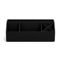 TISCHORGANIZER    12.5/33/12.5 cm  - Schwarz, Basics, Karton/Papier (12.5/33/12.5cm)