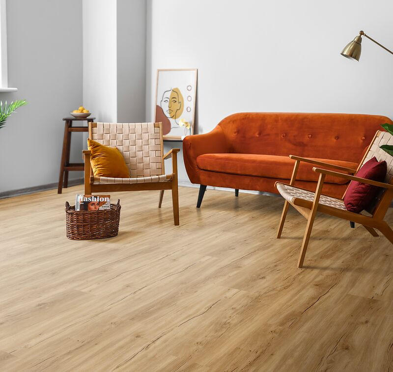 VINYLBODEN  per  m² - Eichefarben/Dunkelbraun, Design, Kunststoff (183/22,9/0,55cm) - Venda