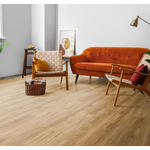 VINYLBODEN  per  m² - Eichefarben/Dunkelbraun, Design, Kunststoff (183/22,9/0,55cm) - Venda