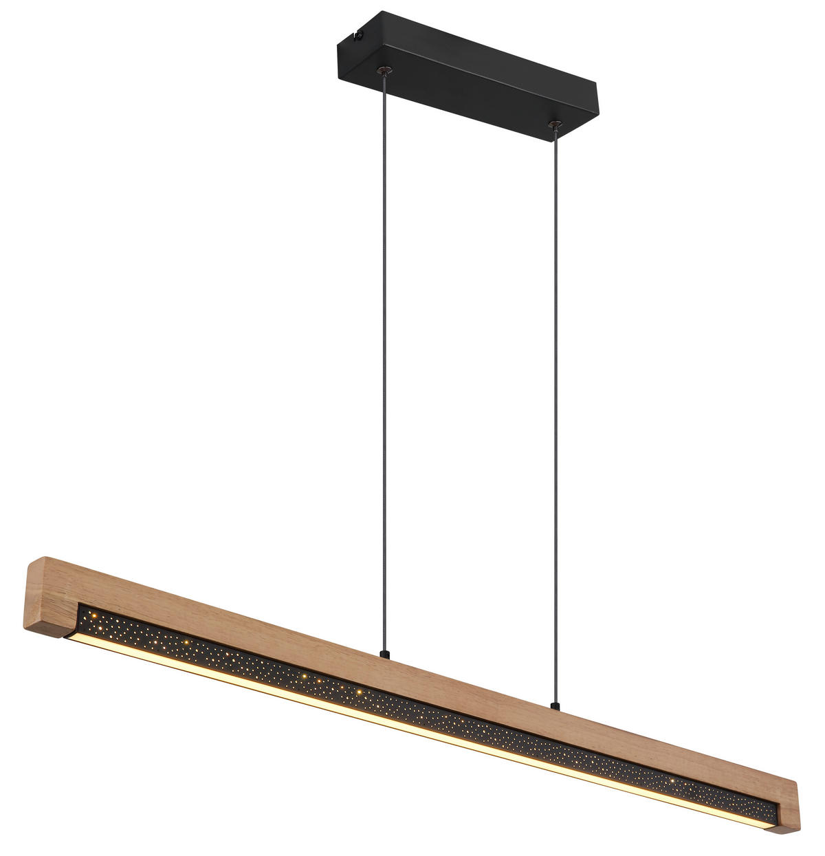 VISEČA LED-SVETILKA   //3000 K/230 V/ - črna/bela, Natur, kovina/umetna masa (85/7/120cm) - Globo
