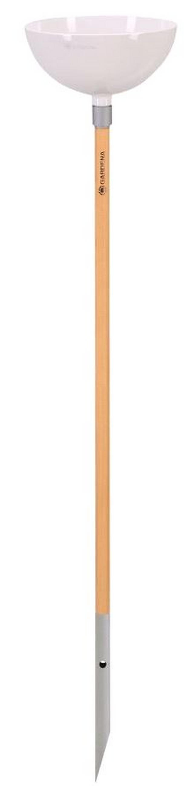 CLICK UP STIEL  - Silberfarben/Braun, Basics, Holz/Metall (116,8/3,3/3,3cm) - Gardena
