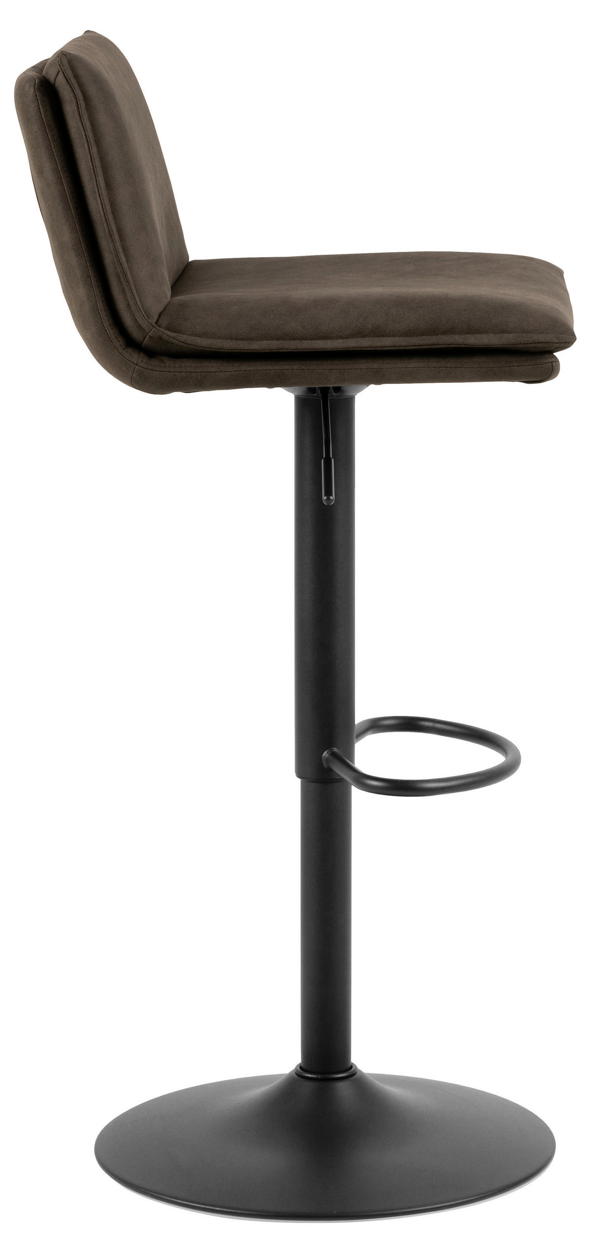 BARSKA STOLICA  smeđa  metal, tekstil      - smeđa/crna, Design, metal/tekstil (44/107/53cm) - MID.YOU