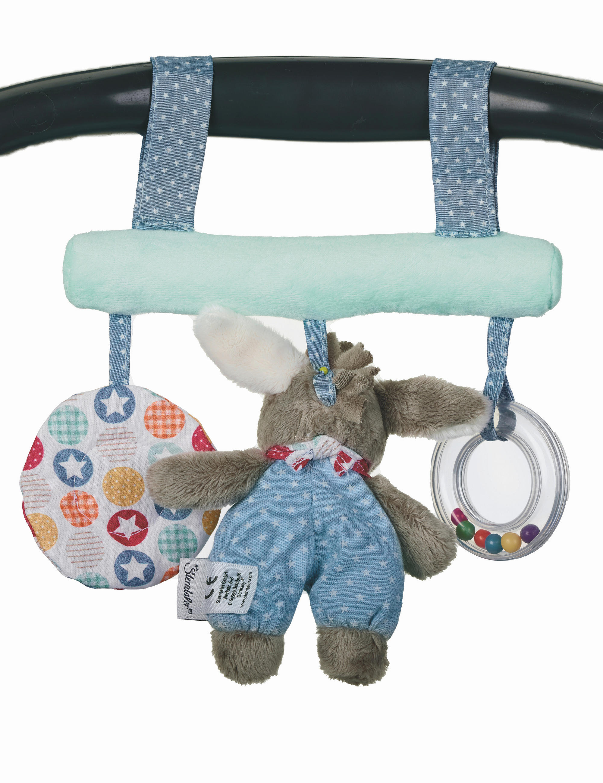 BABYSCHALENMOBILE Emmi  - Blau/Multicolor, Basics, Textil (26/19/5cm) - Sterntaler