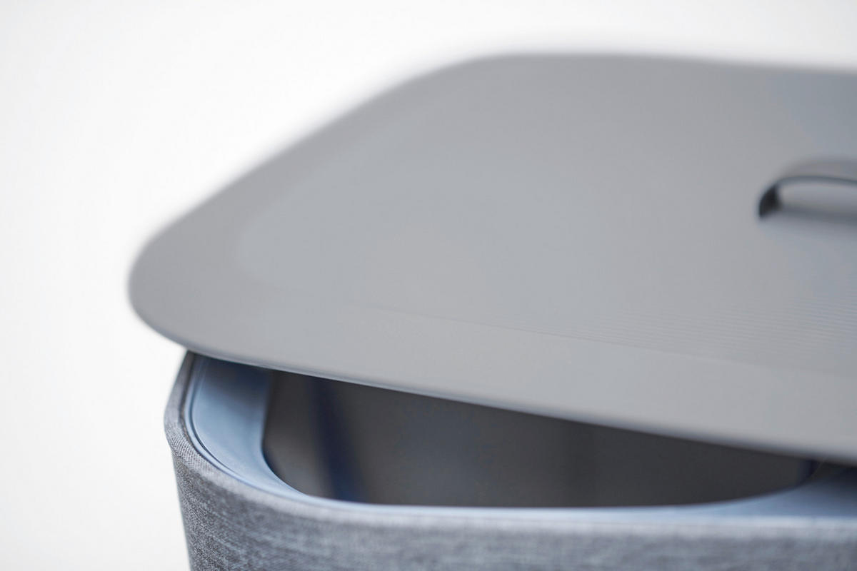 KOŠ ZA PERILO - črna, Basics, umetna masa/tekstil (56/71/39,5cm) - Joseph Joseph