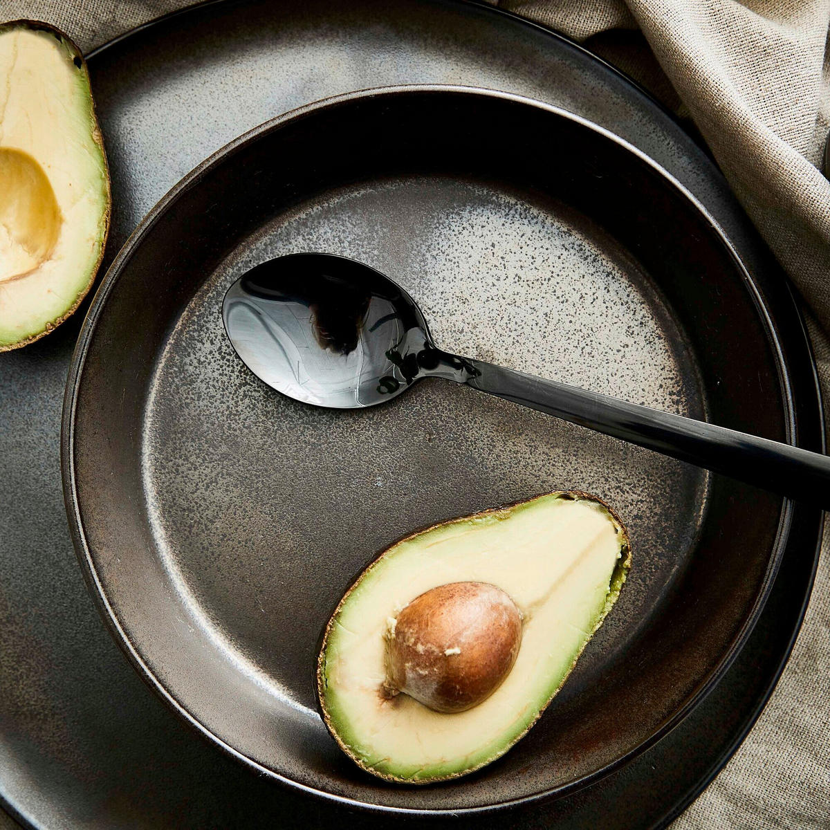 SUPPENTELLERSET RAW 6-teilig  - Braun, Basics, Keramik (19,4/4,5cm) - Aida