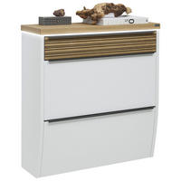 SCHUHKIPPER  in 92/96/31 cm  - Eichefarben/Anthrazit, Design, Holz/Holzwerkstoff (92/96/31cm) - Dieter Knoll