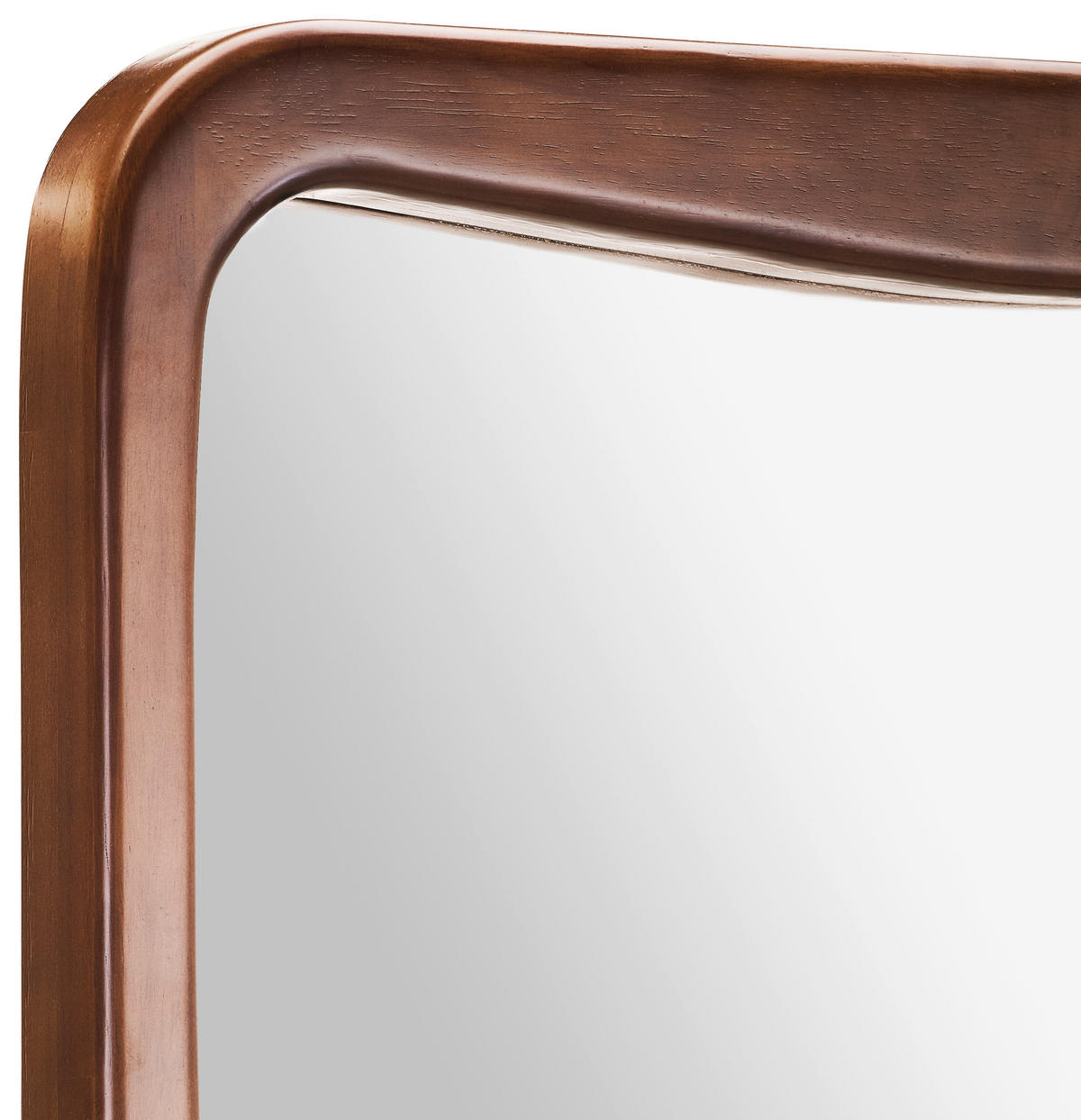 WANDSPIEGEL 70/180/5 cm    in rechteckig  - Walnussfarben, Design, Glas/Holz (70/180/5cm) - Xora