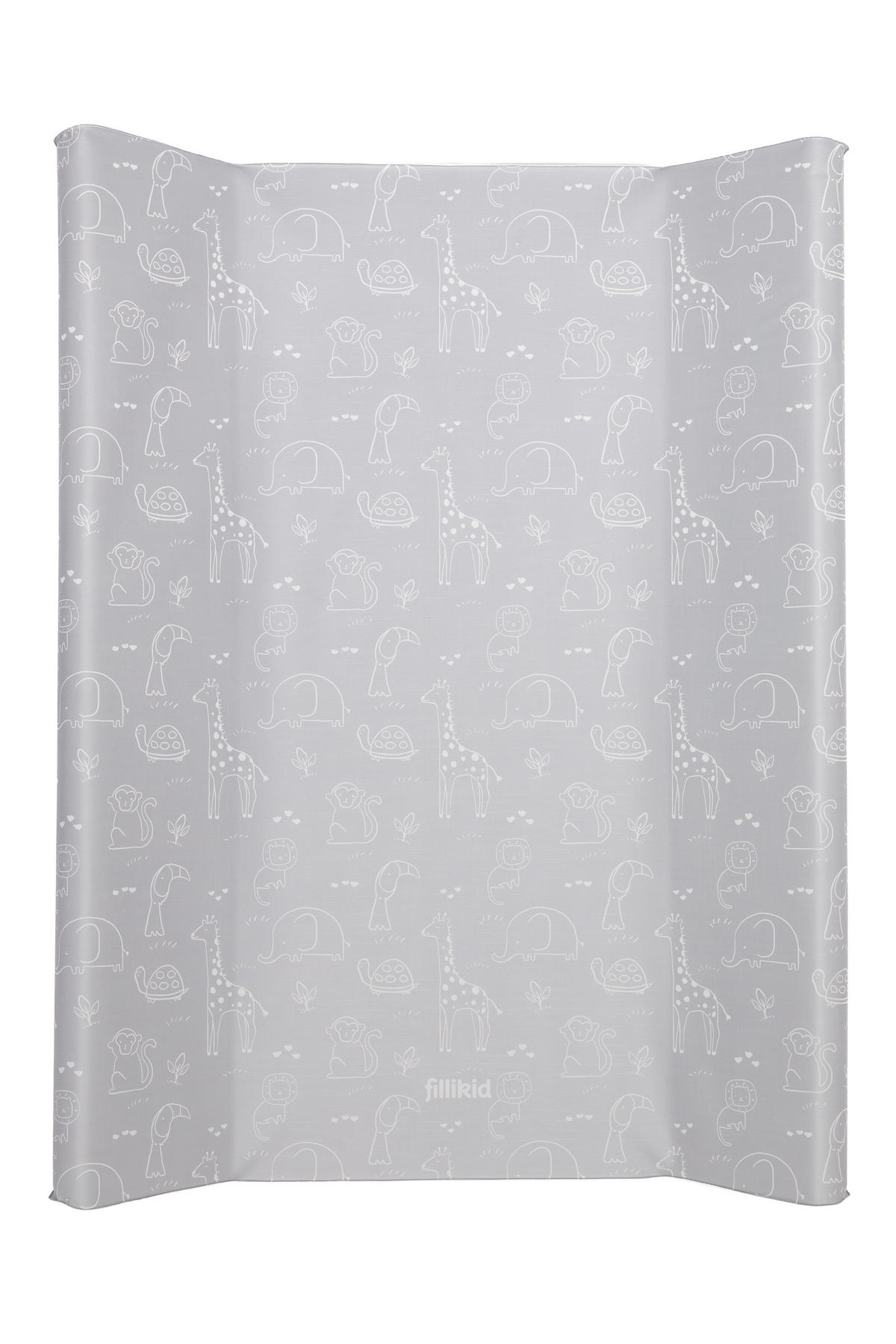 WICKELAUFLAGE - Weiß/Grau, Basics, Kunststoff (66/50/8,5cm) - Fillikid