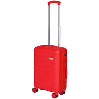 REISEKOFFER Rot  - Rot, Design, Kunststoff/Textil (35/56/20cm) - Novel