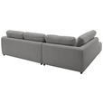 ECKSOFA  in Chenille Grau  224/307 cm  - Schwarz/Grau, KONVENTIONELL, Kunststoff/Textil (224/307cm) - Hom`in
