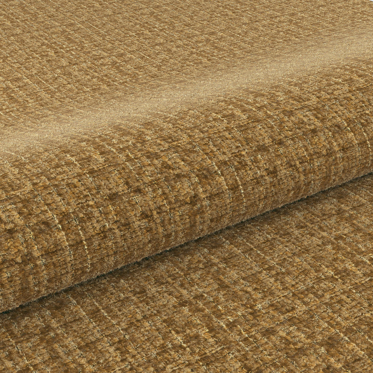 ECKSOFA VANESSA Goldfarben Flachgewebe  - Goldfarben/Schwarz, MODERN, Kunststoff/Textil (297/200cm) - Livetastic