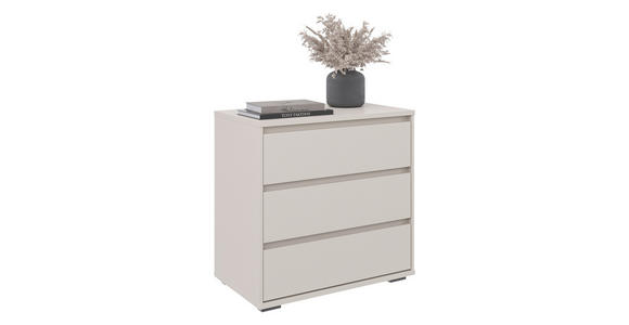 KOMMODE in 80/79/48 cm - Kaschmir/Anthrazit, Design, Holzwerkstoff/Kunststoff (80/79/48cm) - Carryhome