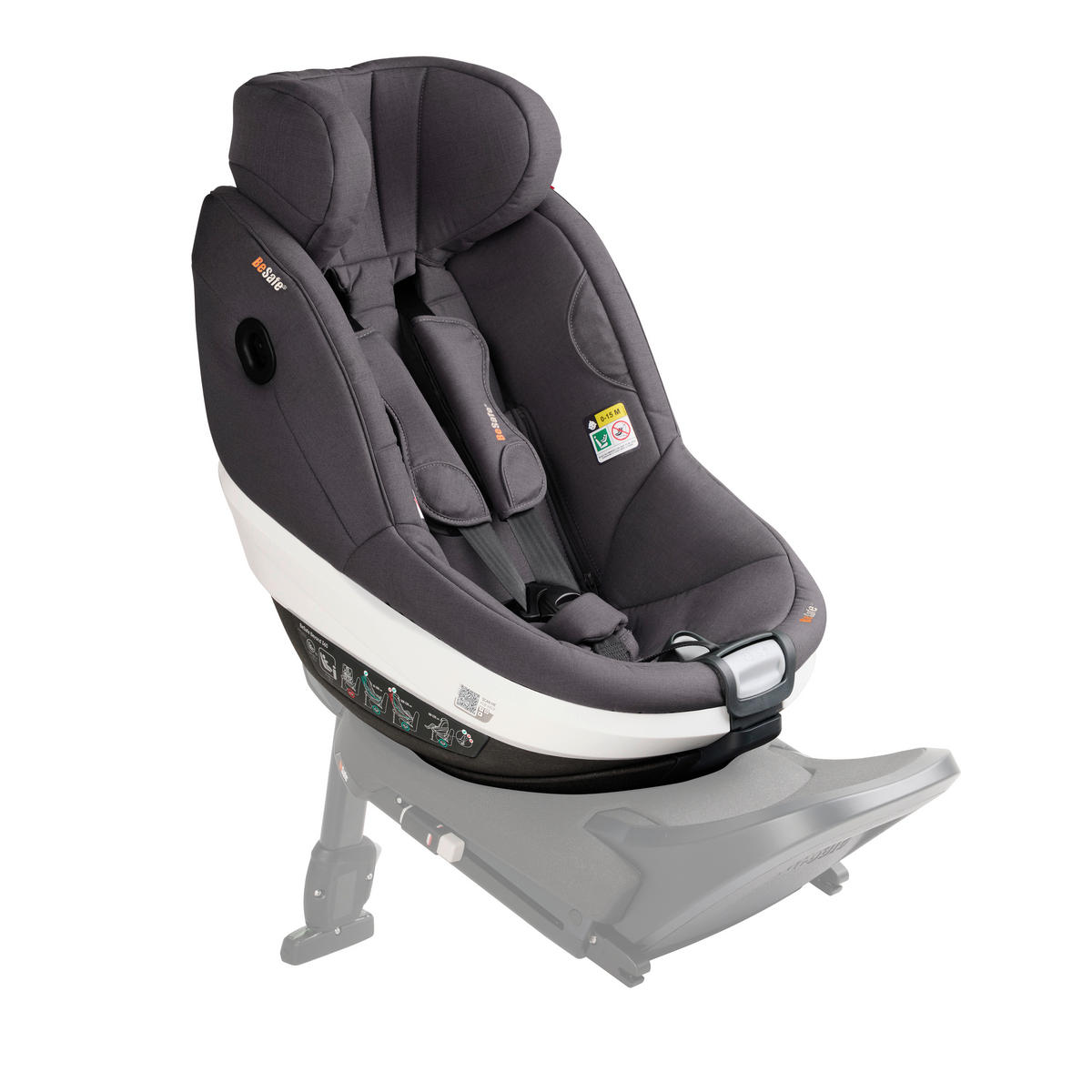 AUTO-SEDIŠTE ZA DECU  Beyond 360  - tamnosiva, Osnovno, tekstil (67/44/43cm) - Besafe