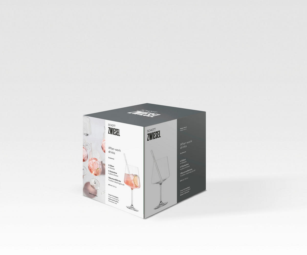 GLÄSERSET Afterwork  9-teilig  - Transparent, Design, Glas - Schott Zwiesel