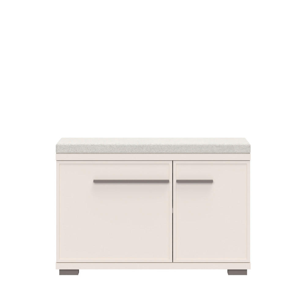 KLUPA ZA PREDSOBLJE   plastika, tekstil, pločasti materijal  - Moderno, tekstil/pločasti materijal (76/53/36cm) - Voleo