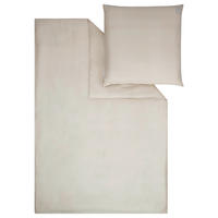 BETTWÄSCHE Makosatin 155/220 cm  - Creme, Basics, Textil (155/220cm) - Bugatti