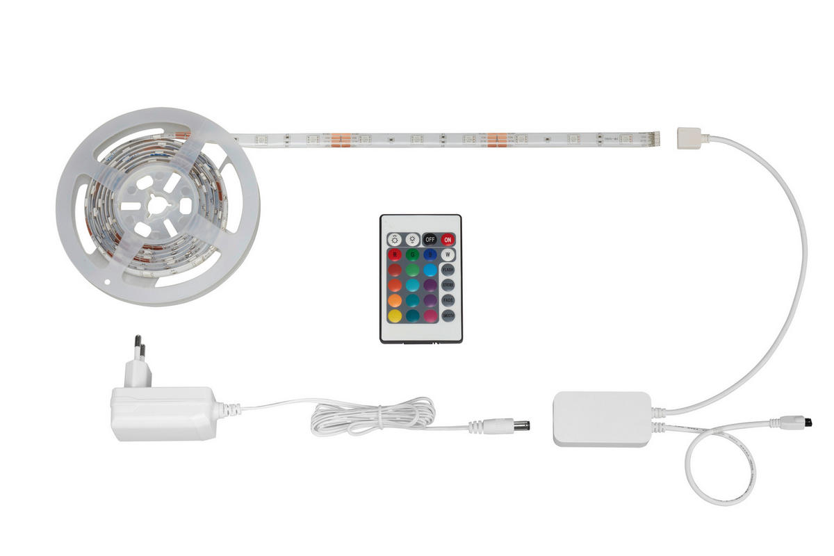 LED TRAKA  - bijela, Basics, plastika (500cm)