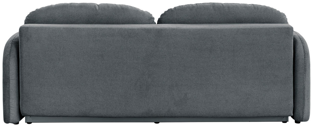 SCHLAFSOFA ROMA  mit Struktur Blau  - Blau/Schwarz, Design, Textil (230/90/105cm) - MID.YOU