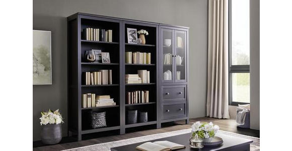 REGALELEMENT 80/200/47 cm Schwarz - Schwarz, Design, Holzwerkstoff (80/200/47cm) - Carryhome