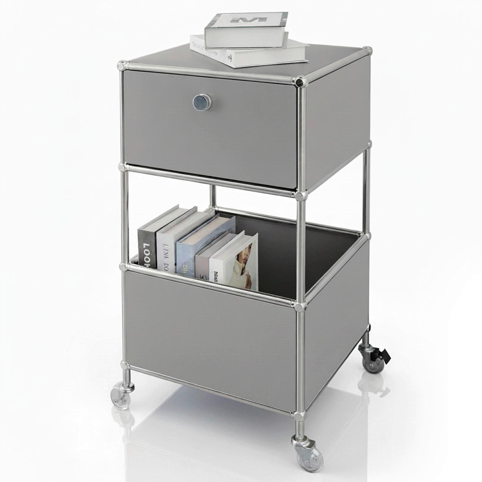 Floordirekt Regal Concept Epure Mk-139 Grau 40x75x40 cm