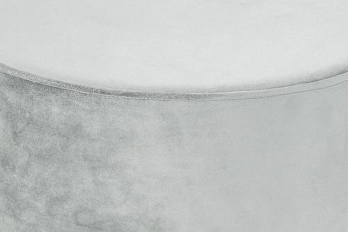 TABURET, dřevo, textil, kompozitní dřevo, 55/43 cm - bílá/barvy zlata, Basics, dřevo/kompozitní dřevo (55/43cm)