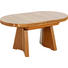COUCHTISCH Eiche furniert Eichefarben - Eichefarben, KONVENTIONELL, Metall (110(150,5)/65/54-73cm) - Venda